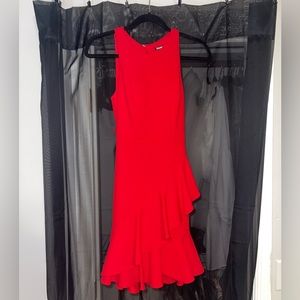 Stunning red dress, size small and only worn to try on.